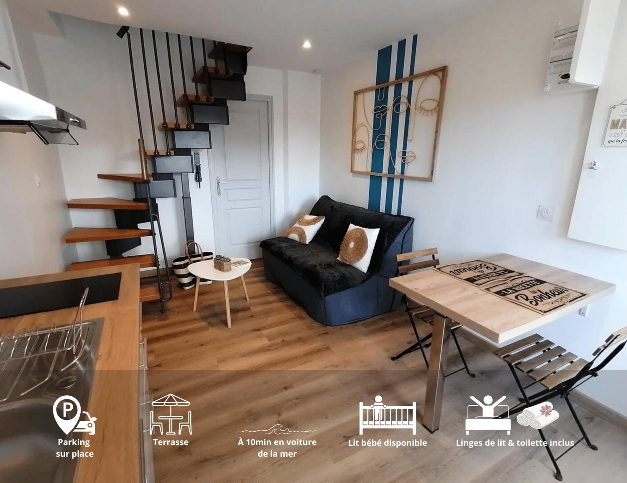 Les Pommiers Duplex Cosy Tout Confort Dans Maison Neuve Avec Terrasse Entree Independante 5 Mn De Bayeux Et 10 Mn Plage Du Debarquement Sommervieu Eksteriør bilde
